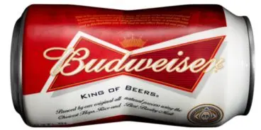 ANHEUSER-BUSCH BUDWEISER BOWTIE CAN