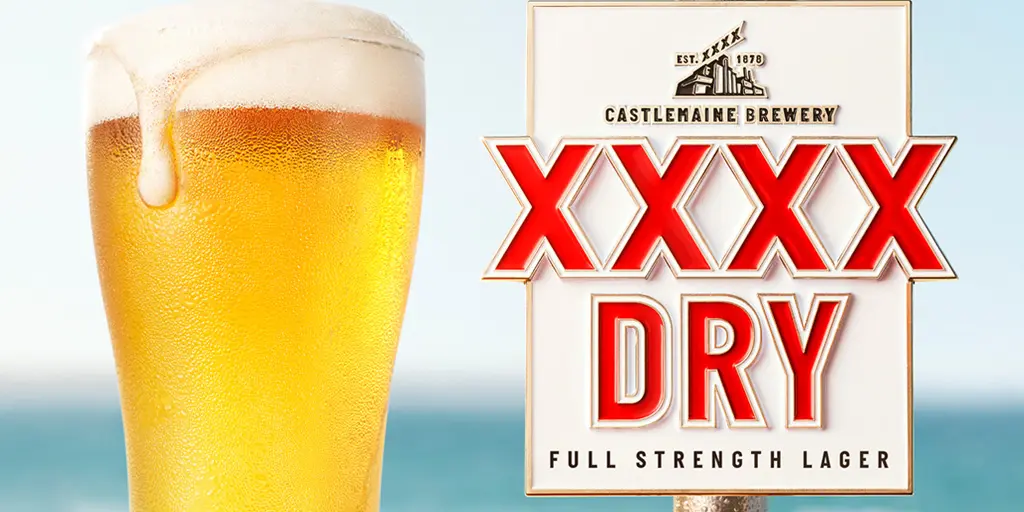 XXXX DRY schooner crop