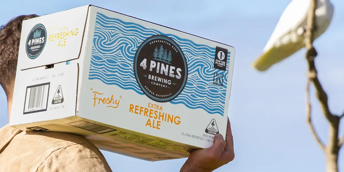 4 Pines - Extra Refreshing Ale- Case and 1 percent - 4x5