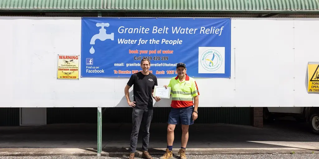 Granite Belt cider water relief