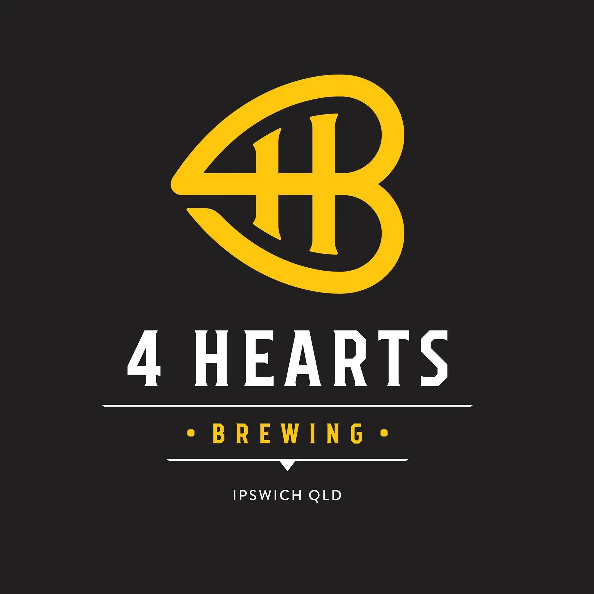 4 Hearts Brewing Co logo square