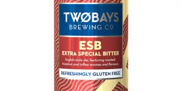 A can of TWØBAYS Breweing Co's gluten-free ESB