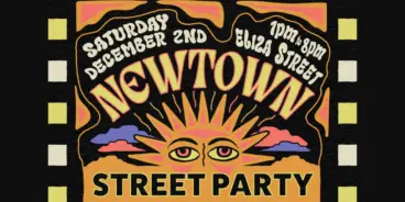 Young Henrys' Newtown Street Party banner